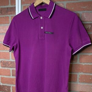Prada Logo Polo T-Shirt Men’s Small
